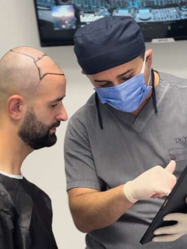 The Day of the Hair Transplant Operation