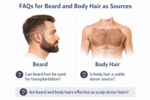 Beard and Body Hair as Donor Sources
