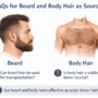 Beard and Body Hair as Donor Sources
