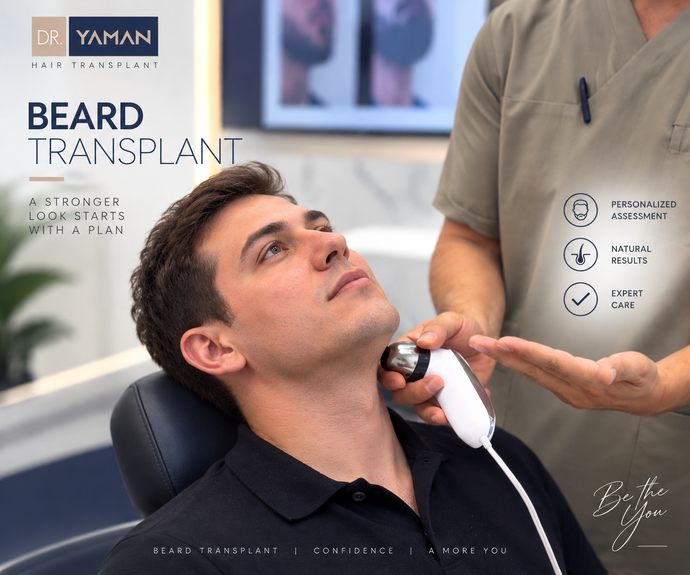 Using Beard Hair Follicles as a Donor